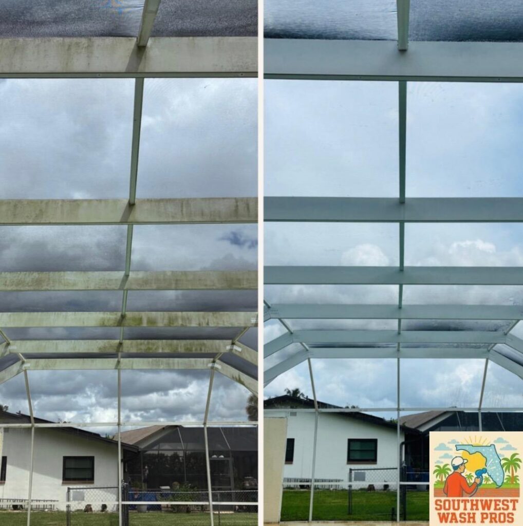 pool cage cleaning